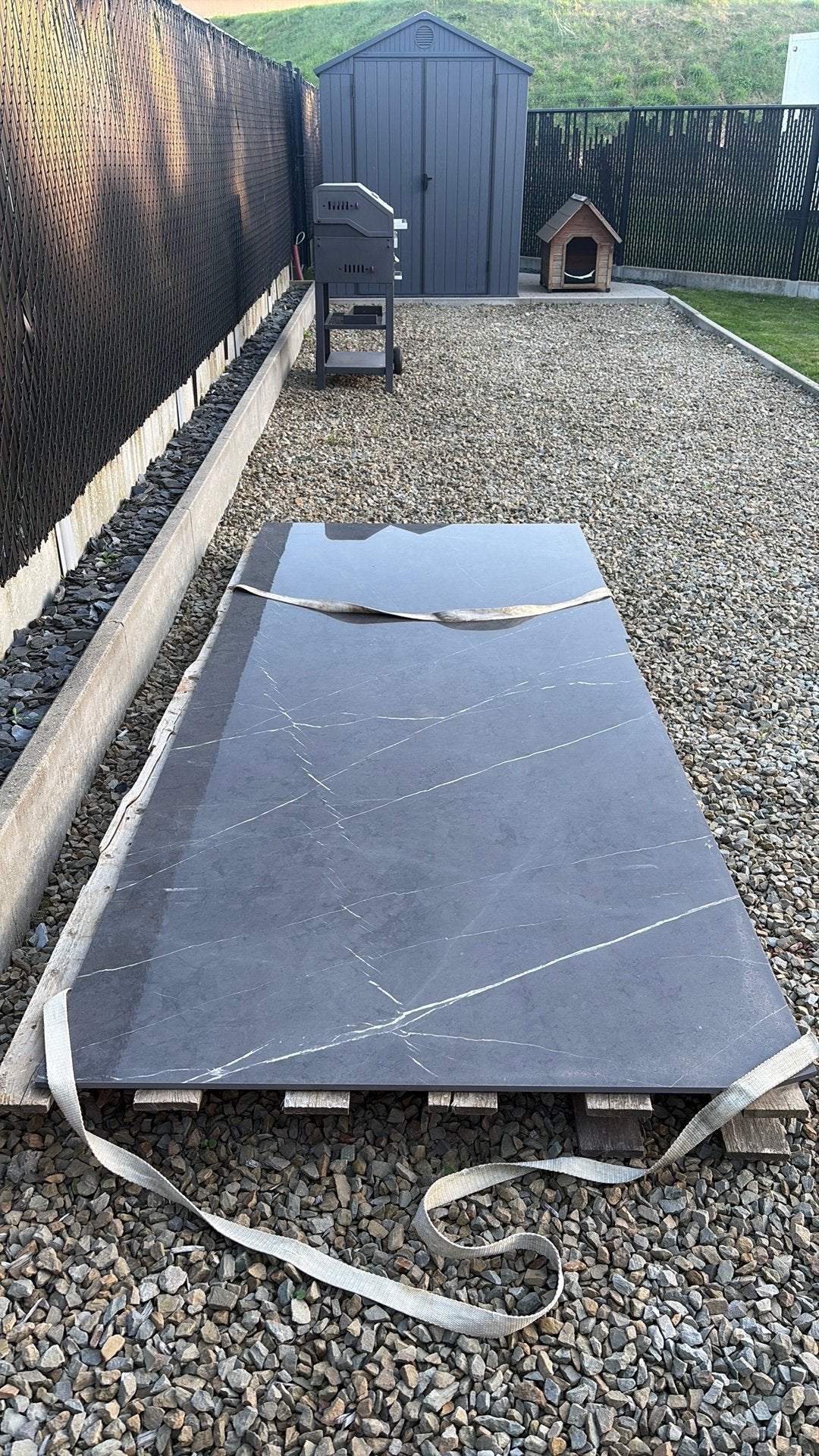 Composieten steen 116cm x 265cm, Enlèvement, Comme neuf