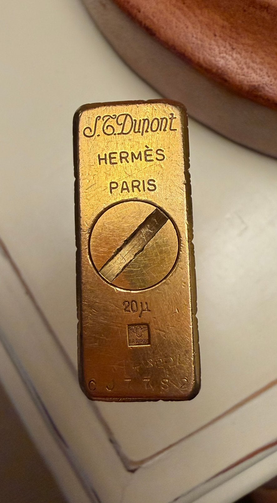 Hermes / Dupont aansteker op gas.Niet functionerend. Gas?, Ophalen of Verzenden, Aansteker