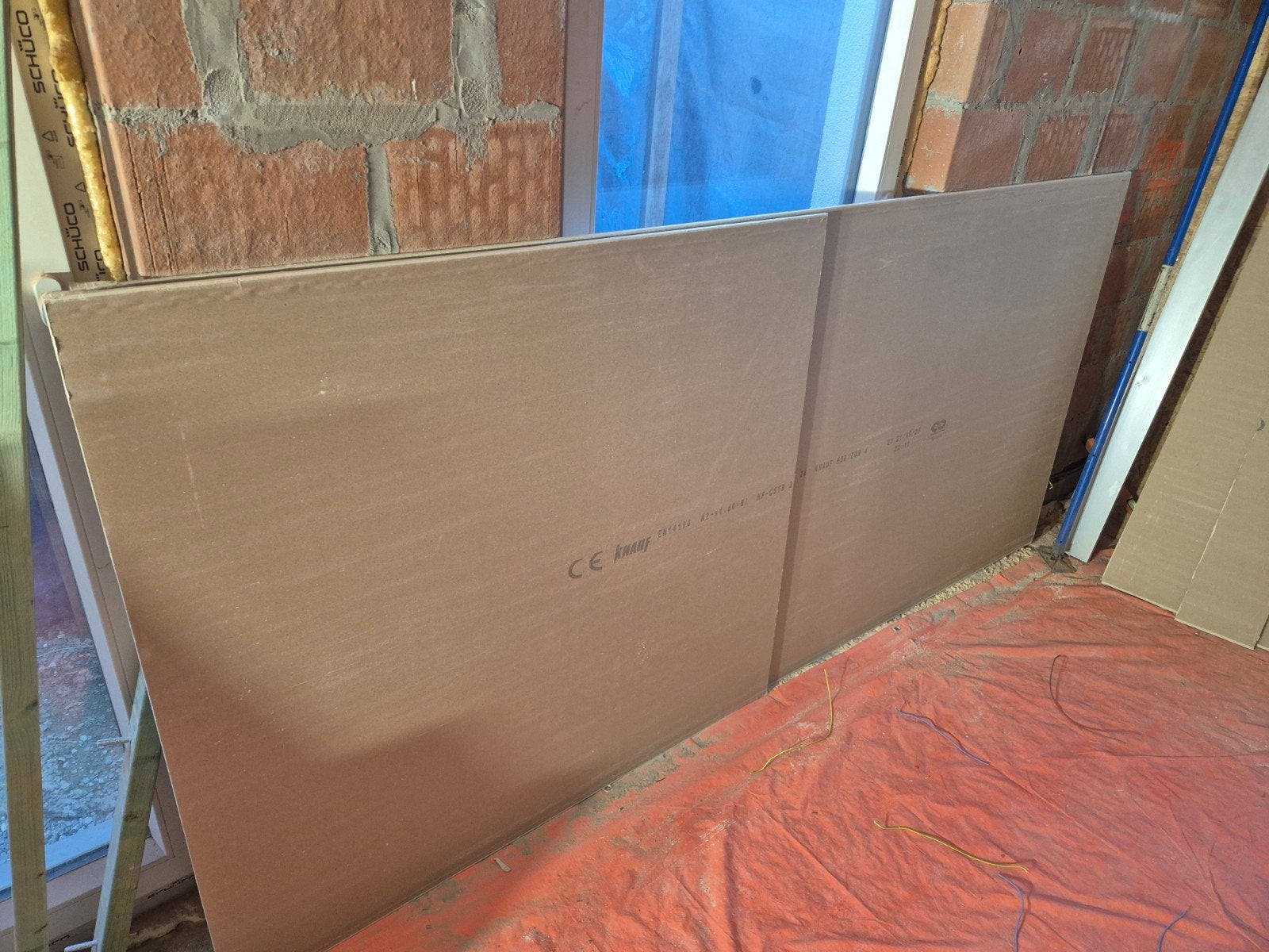 Knauf Gyproc 4 aba (schuine kanten) 2,6 x 1,2 m (1,5 plaat), Doe-het-zelf en Bouw, Platen en Panelen, Ophalen, Nieuw