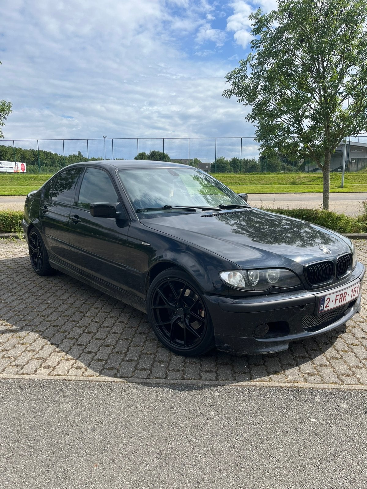 Bmw 320d m pakket, Auto's, BMW, Zwart, Zwart, Leder, Bedrijf
