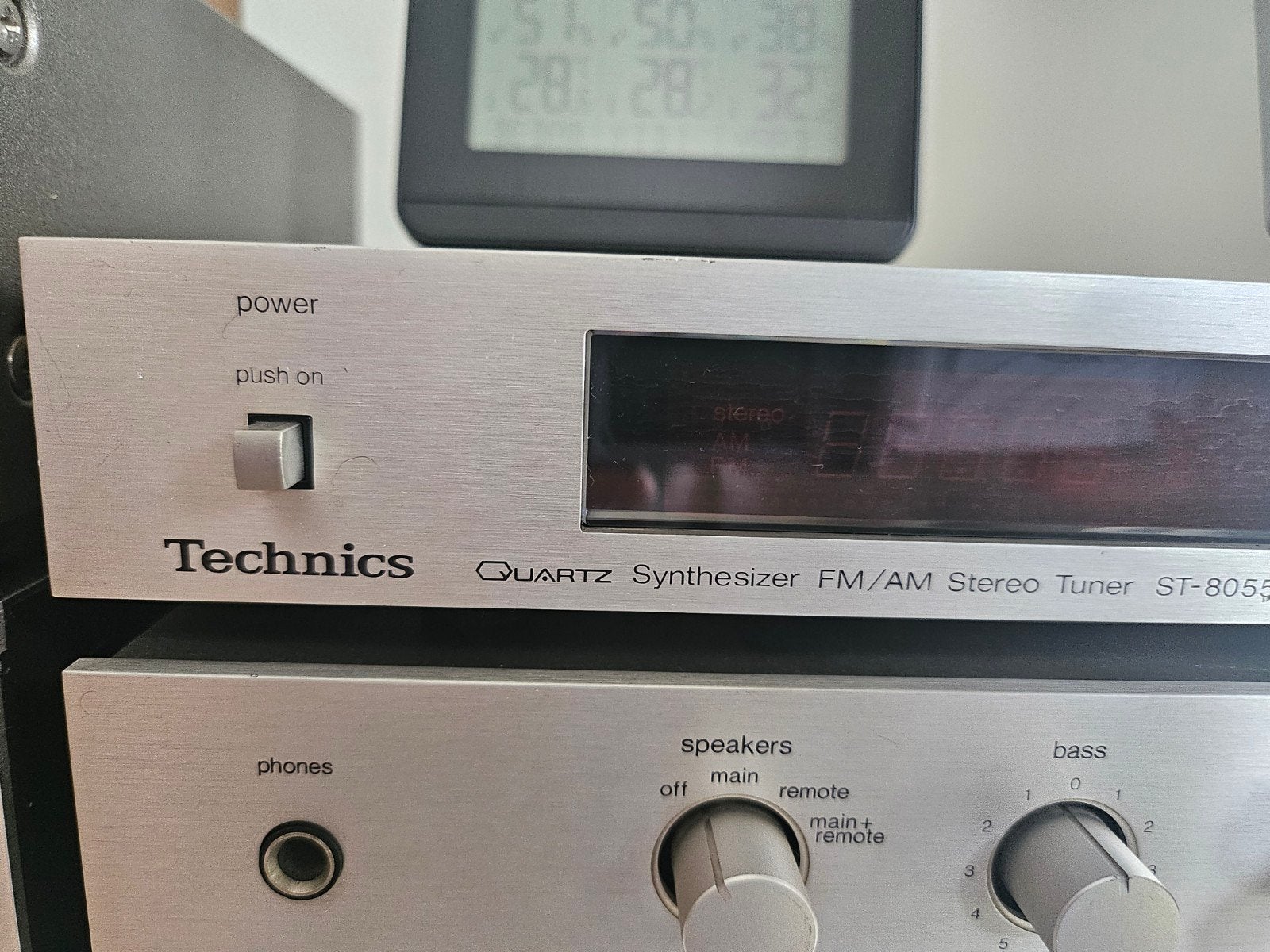 Synthétiseur Technics QUARTZ FM/AM Stéréo Tuner ST 8055, TV, Hi-fi & Vidéo, Tuners, Enlèvement, Utilisé, Analogique