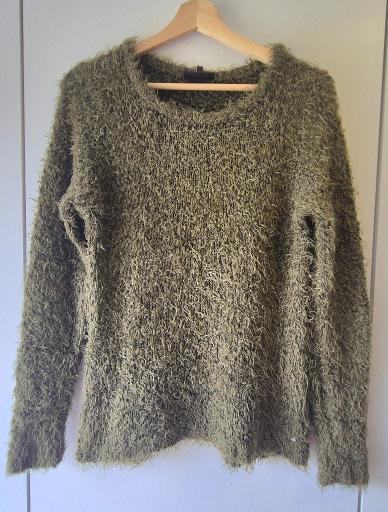 Pull Groggy by JBC kaki/vert taille L - pull chaud d'hiver, Taille 42/44 (L), Groggy by JBC, Enlèvement ou Envoi, Vert