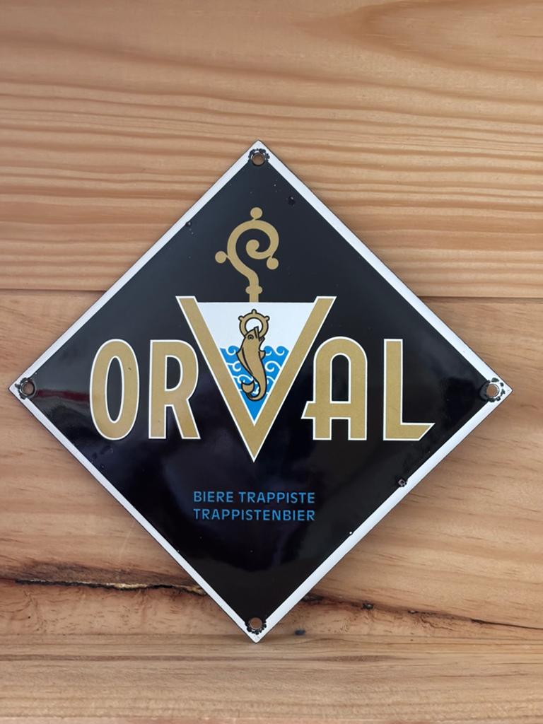 Plaque Émaillée Orval, Collections, Enlèvement ou Envoi, Comme neuf