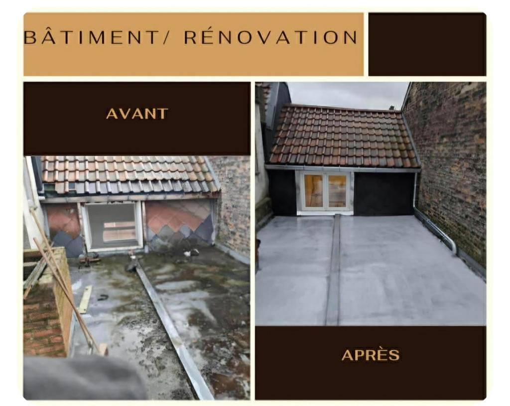 Toiture Plate-forme maçonnerie...réparation cheminée, Bricolage & Construction, Tuiles & Revêtements de toit, Enlèvement ou Envoi