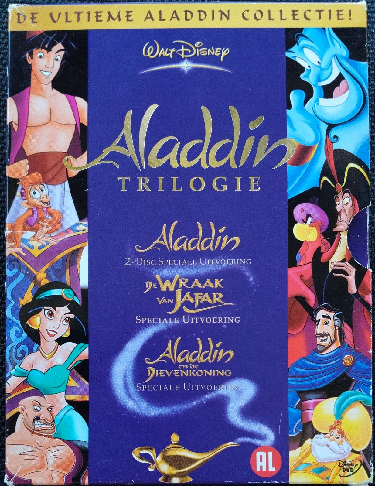 Aladdin Trilogie, Ophalen