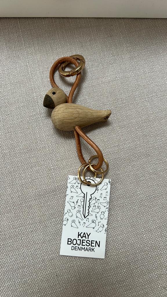 Sleutelhanger houten vogel Kay Bojesen, Ophalen, Nieuw, Dier of Natuur