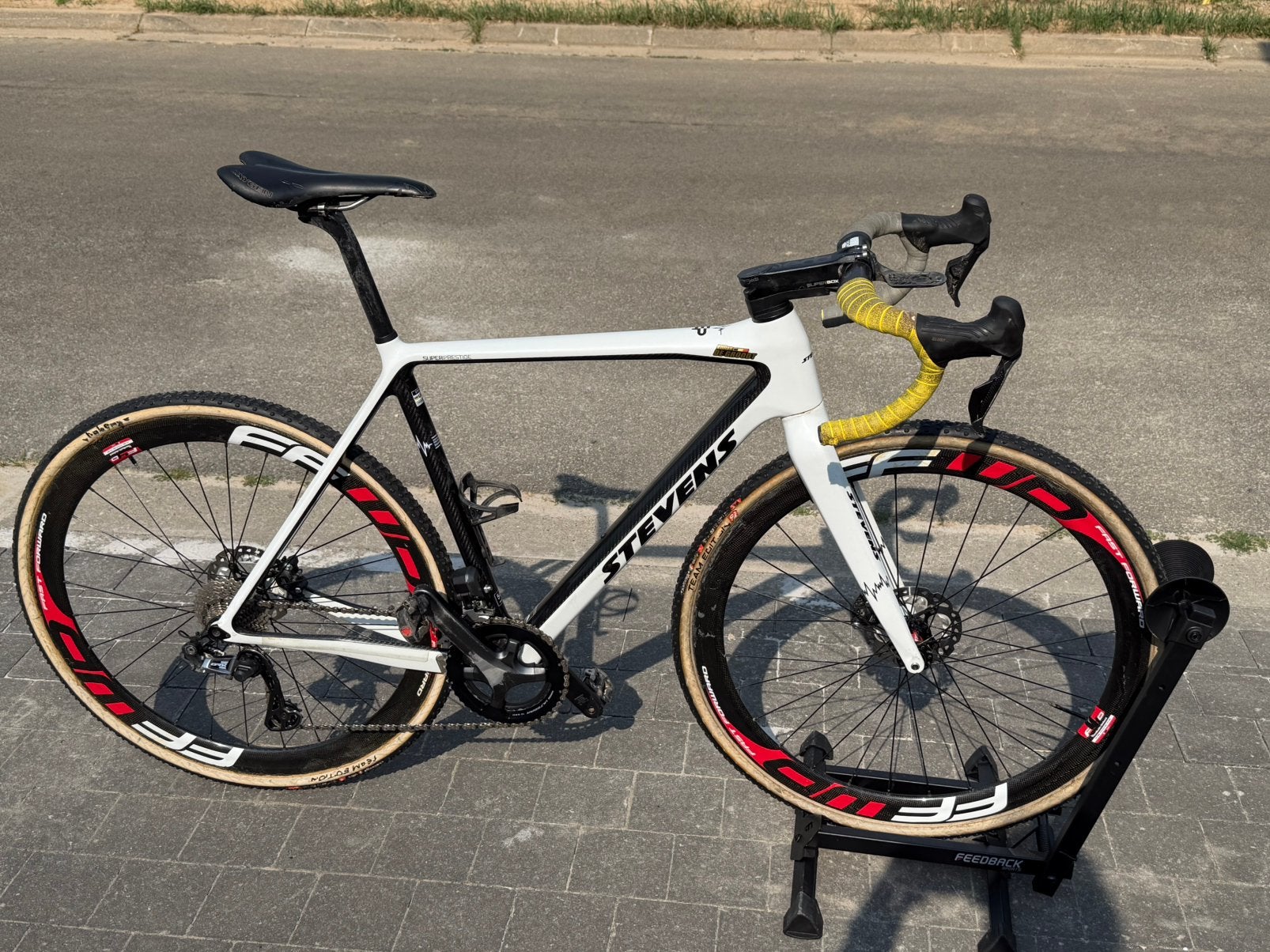 Witte Stevens Super Prestige – GRX Di2 11-speed (maat 54), Fietsen en Brommers, Ophalen, Gebruikt, Schijfrem