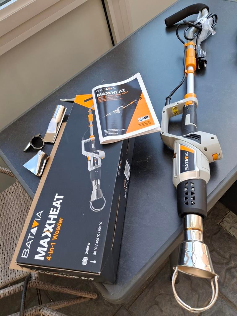 Batavia MAXXHEAT electrische onkruidverbrander tot 600 C, Tuin en Terras, Onkruidbranders, Zo goed als nieuw, Ophalen