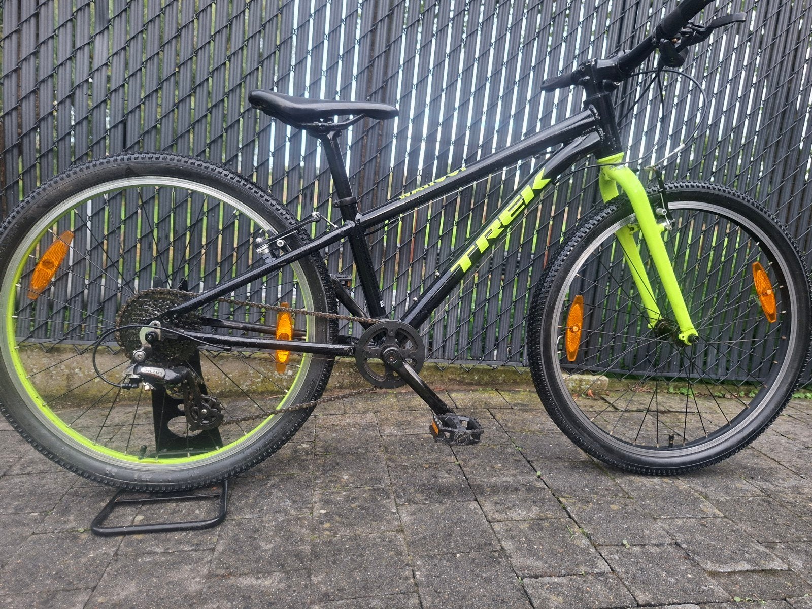 mtb trek 24 inch, Ophalen, 24 inch of meer, Gebruikt, Velgrem