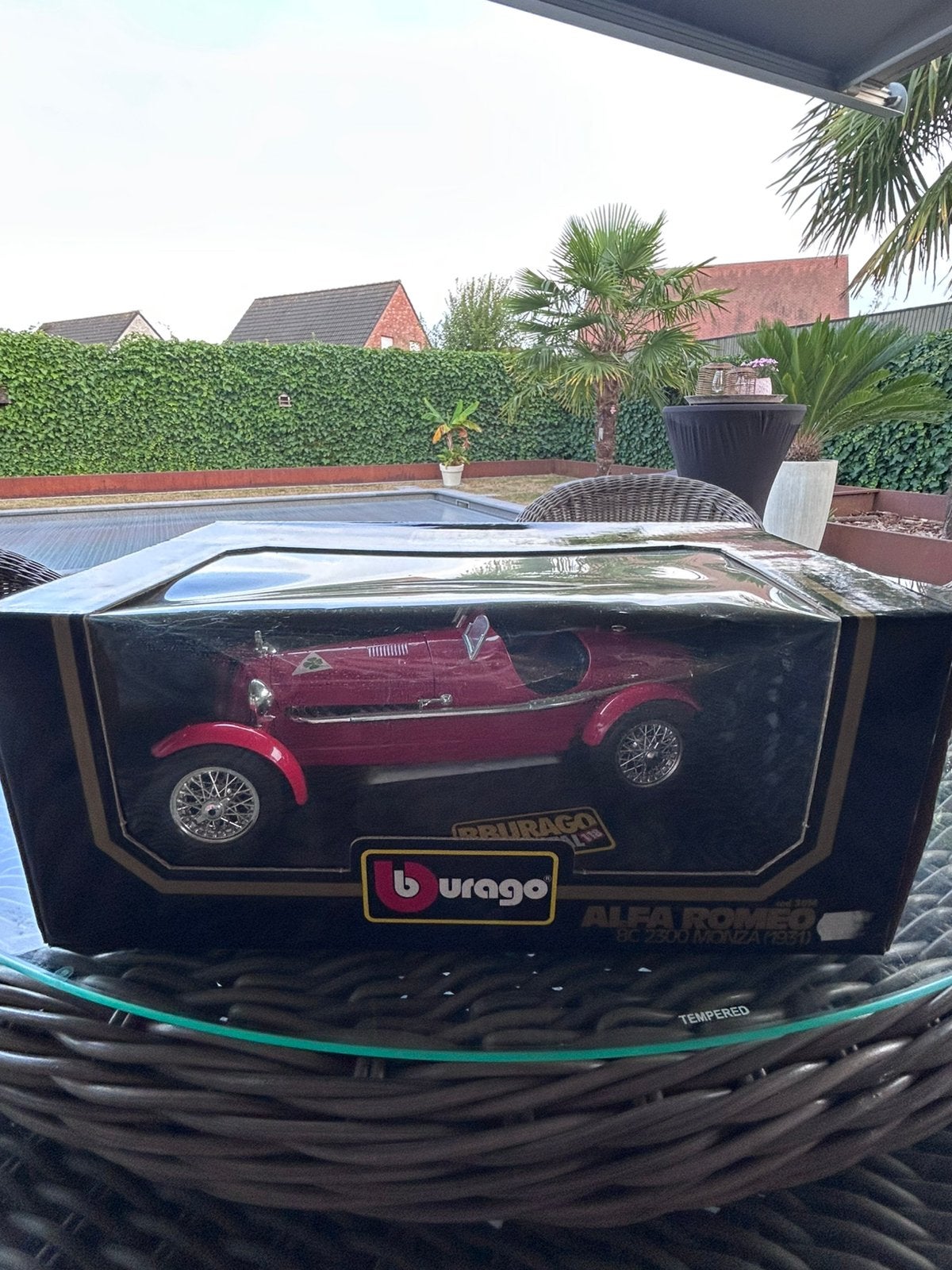 Burago Alfa Romeo 8C 2300 Monza 1/18, Hobby & Loisirs créatifs, Enlèvement, Comme neuf, Voiture, Burago
