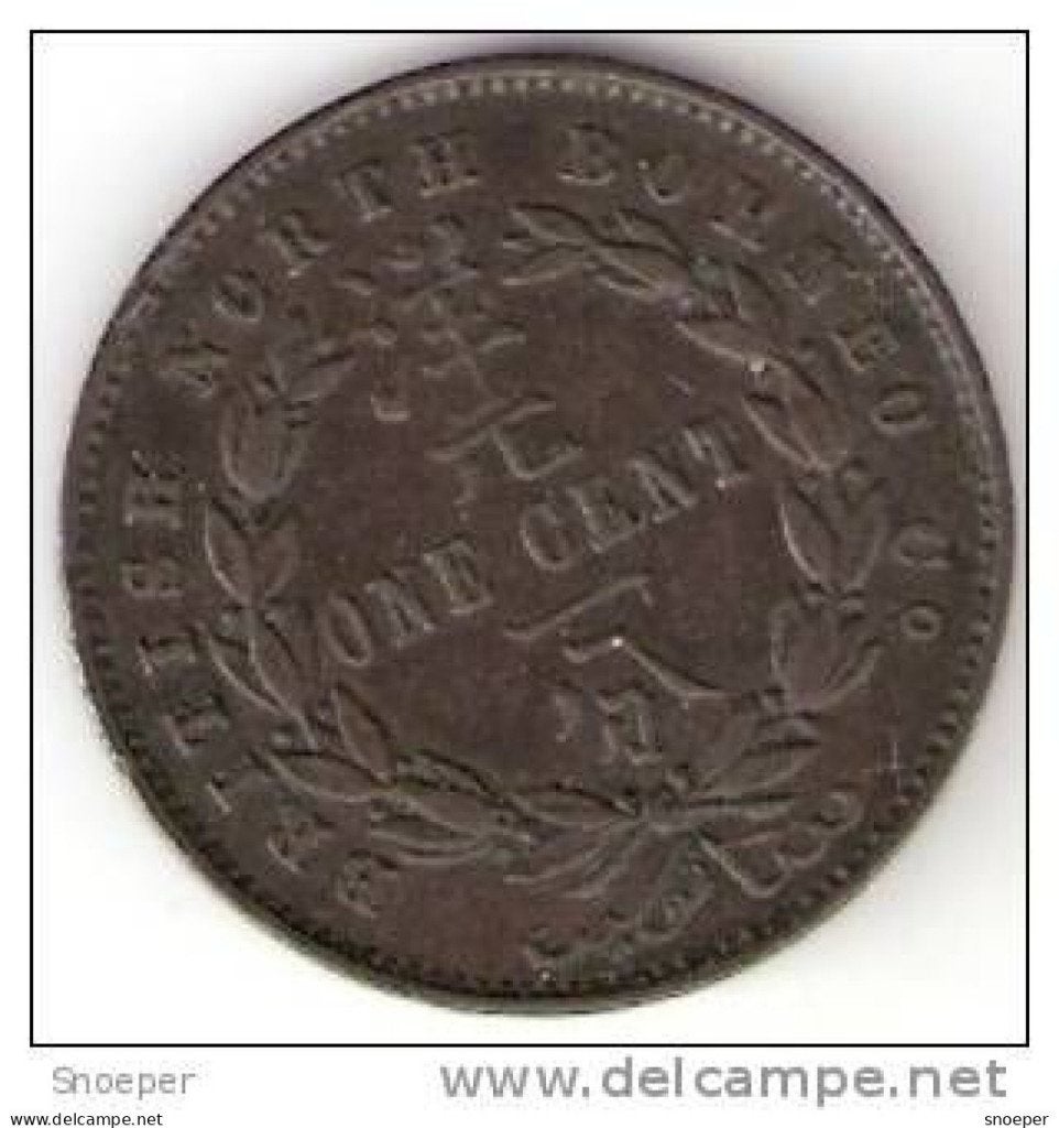 britisch north borneo 1 cent 1886 H km 2 vf+, Timbres & Monnaies, Monnaies | Asie, Envoi, Asie du Sud Est, Monnaie en vrac