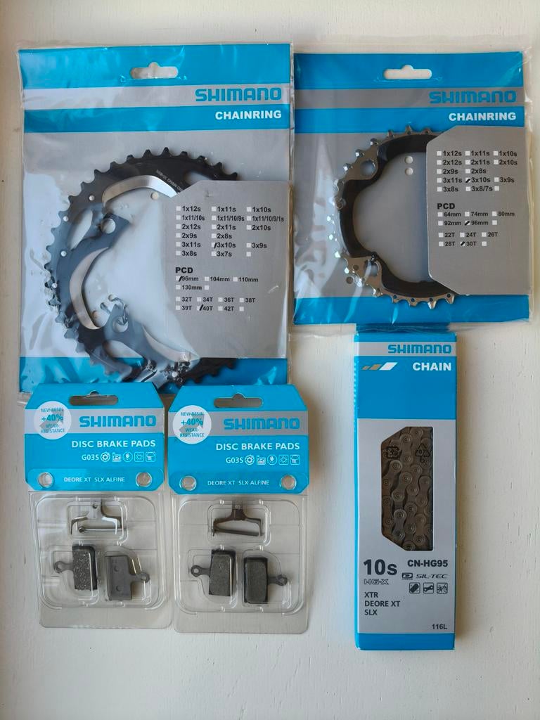 SHIMANO DEORE XT 3x10 Speed onderdelen, Fietsen en Brommers, Fietsonderdelen, Ophalen