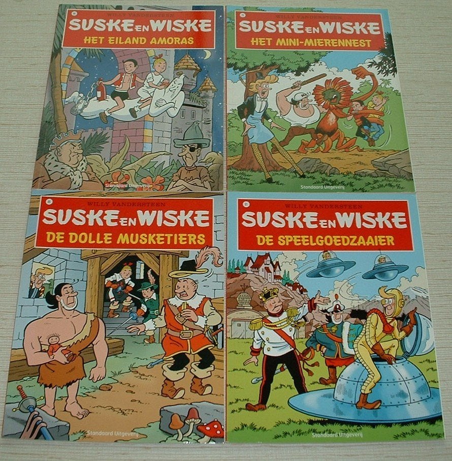 strips suske en wiske nieuwe cover 16 stuks zeer goede staat, Plusieurs BD, Enlèvement ou Envoi
