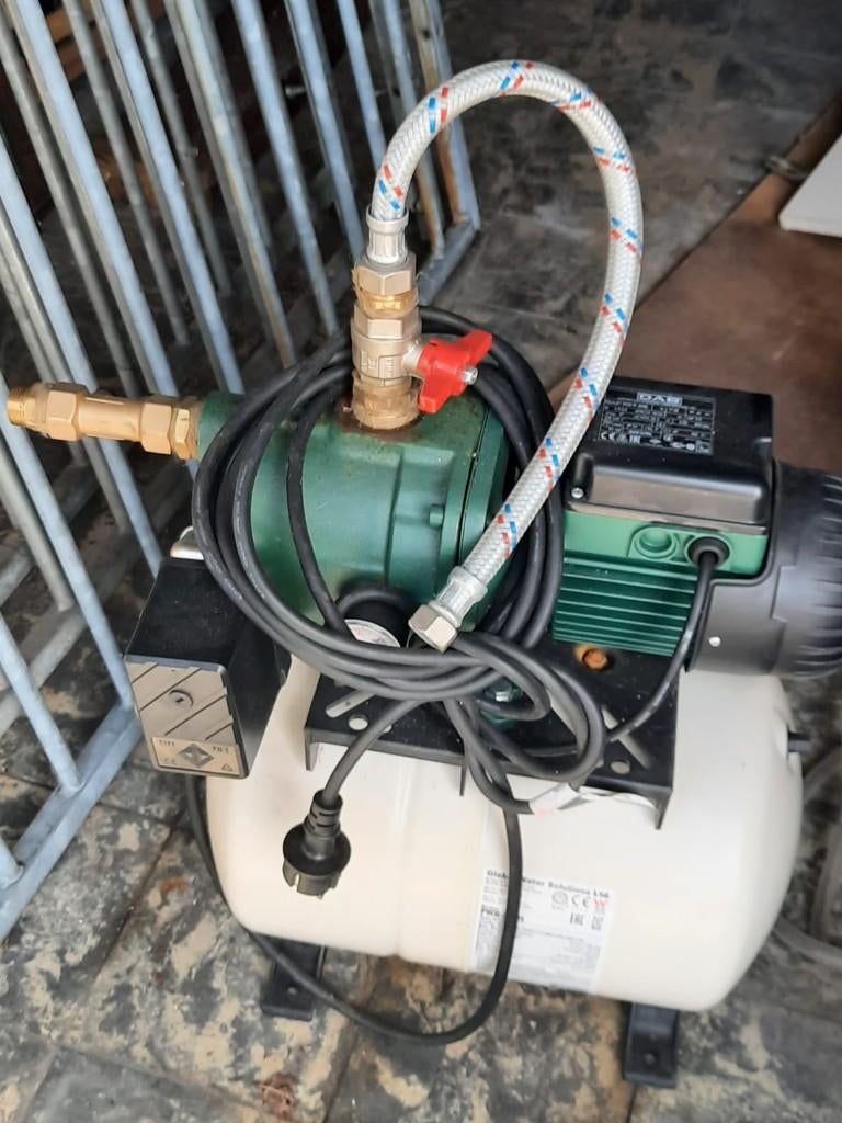 Regenwaterpomp, Ophalen, Gebruikt