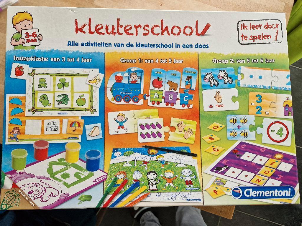 Clementoni Kleuterschool spel voor kinderen van 3 tot 6 jaar, Kinderen en Baby's, Speelgoed | Educatief en Creatief, Ophalen of Verzenden