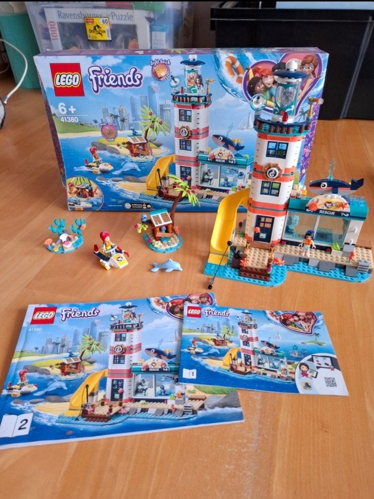 41380 Lighthouse Rescue Center – compleet + boekje + doos, Ophalen, Lego, Compleet, Friends