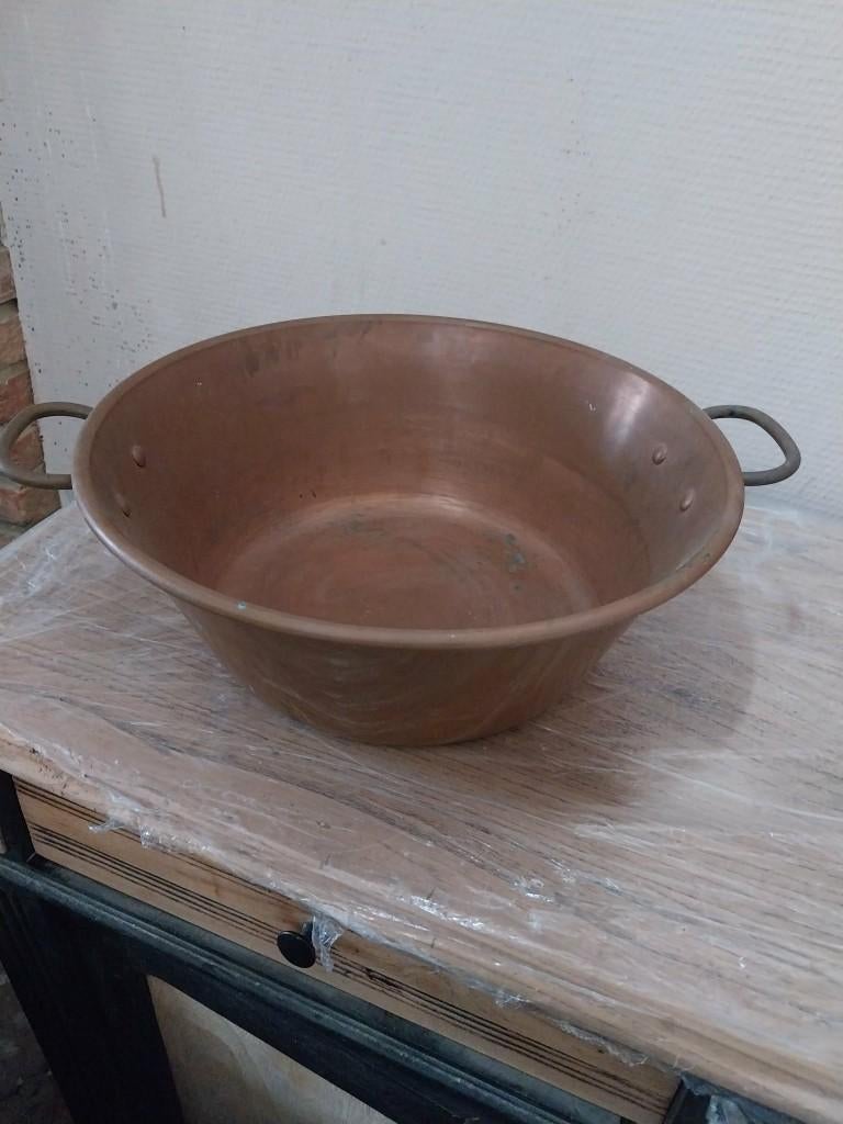bassine cuivre confiture, Enlèvement, Utilisé