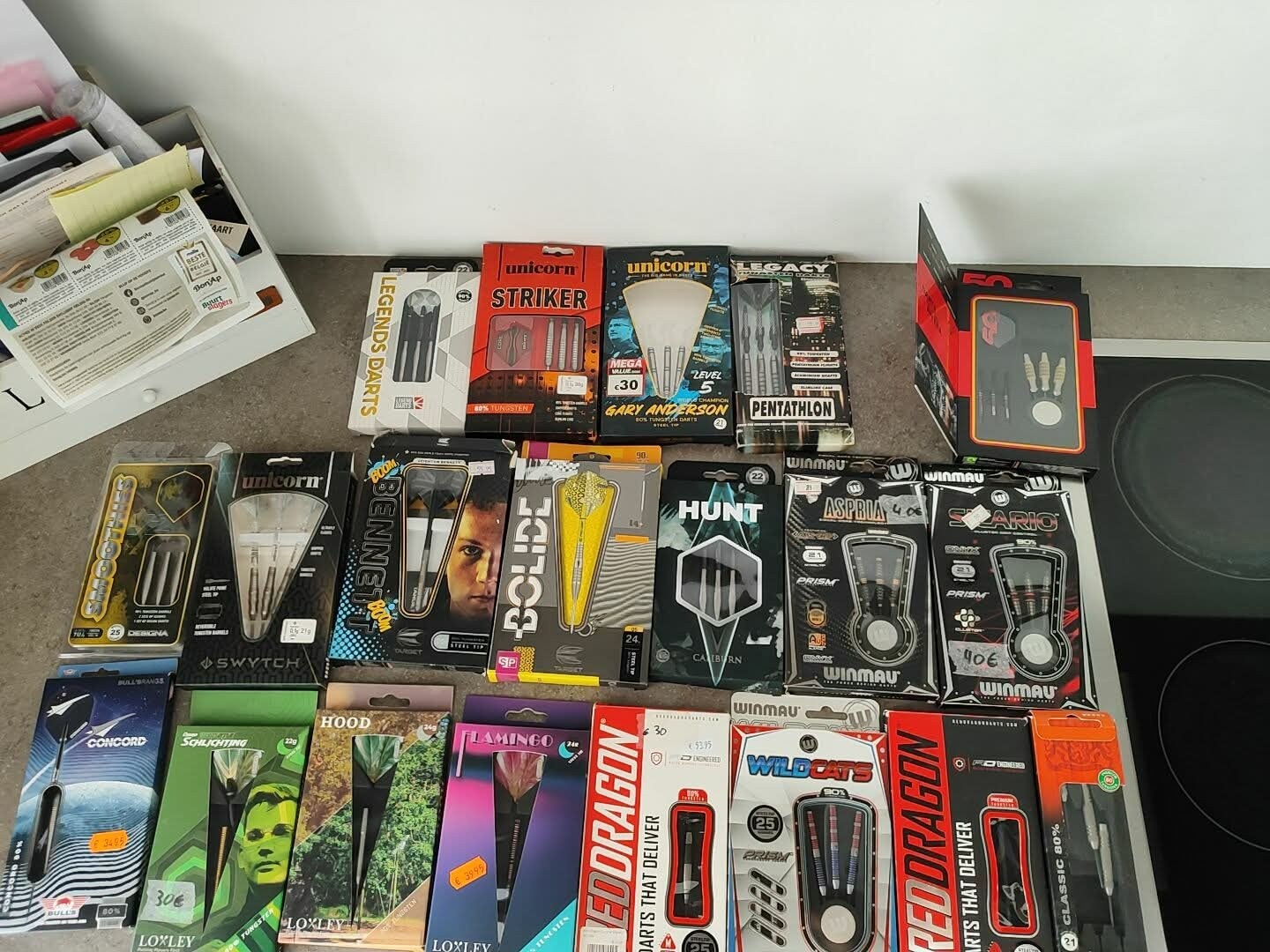 dartspijlen te koop, 25 euro per setje., Enlèvement ou Envoi