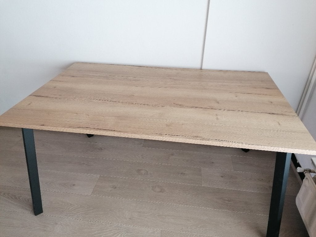 Eettafel 160x100cm, Quatre personnes, Landelijk, Enlèvement, Autres matériaux
