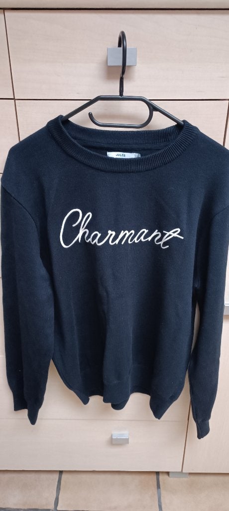Pensez aux fêtes ...pull Jules "charmant" L mais taille  M, Enlèvement ou Envoi, Comme neuf, JULES