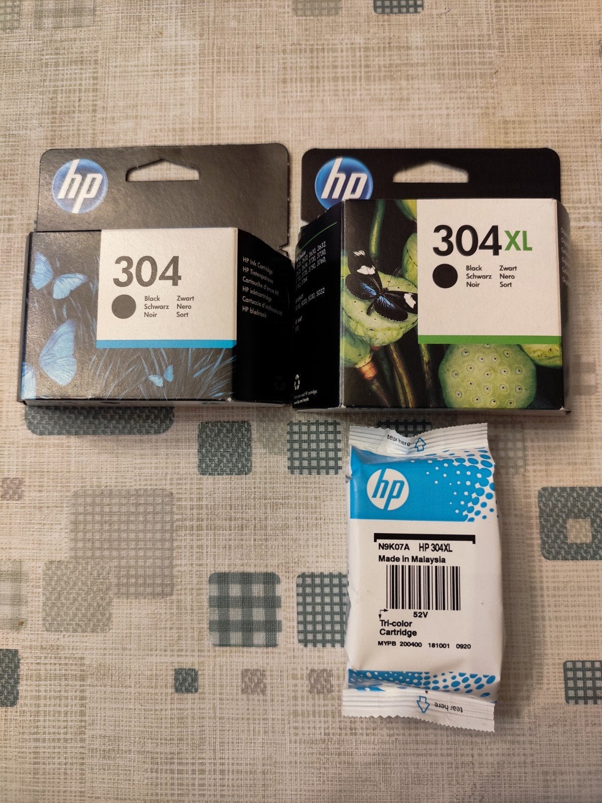 HP 304 originele zwarte inktcartridge en kleur inktcartridge, Computers en Software, Ophalen, Cartridge, HP