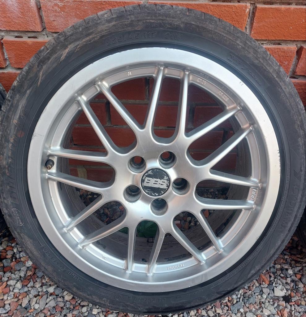 Jantes BBS RX228 authentique 5x100 ET35, Autos : Pièces & Accessoires, Pneus & Jantes, Véhicule de tourisme, Pneus été, 17 pouces