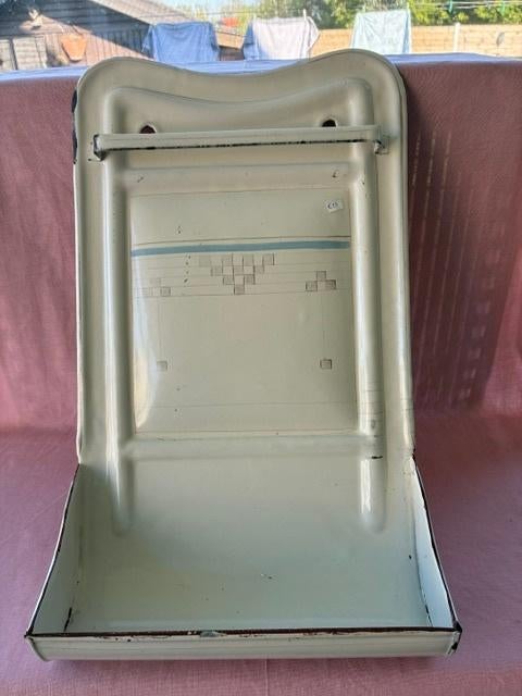 Groot emaille pollepelrek, Antiek en Kunst, Curiosa en Brocante, Ophalen of Verzenden