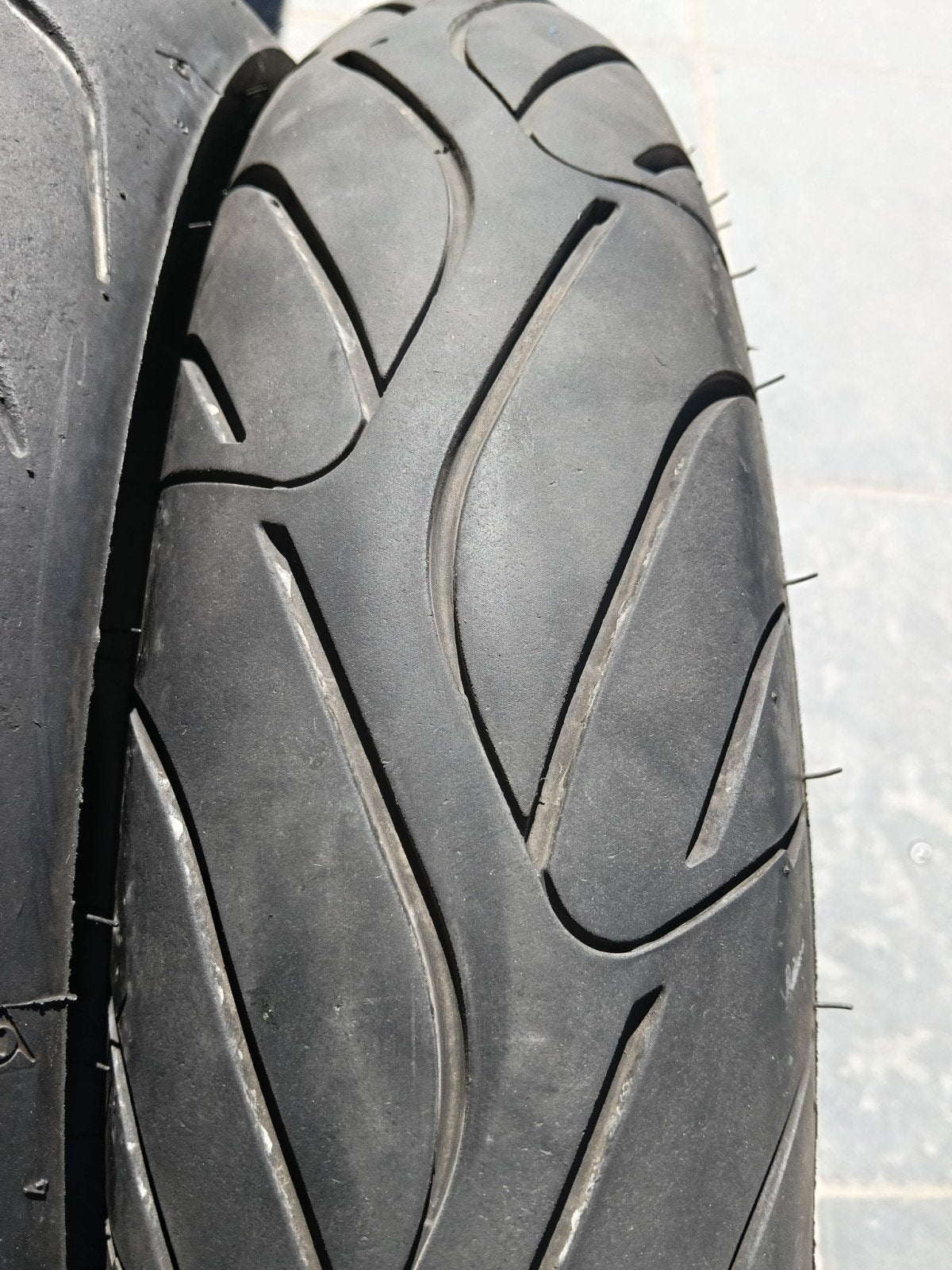 pneus moto, Enlèvement