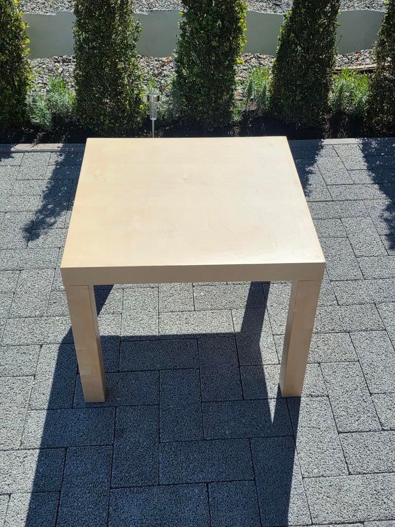 Ikea bijzettafel, Ophalen, Zo goed als nieuw, Vierkant, Hout