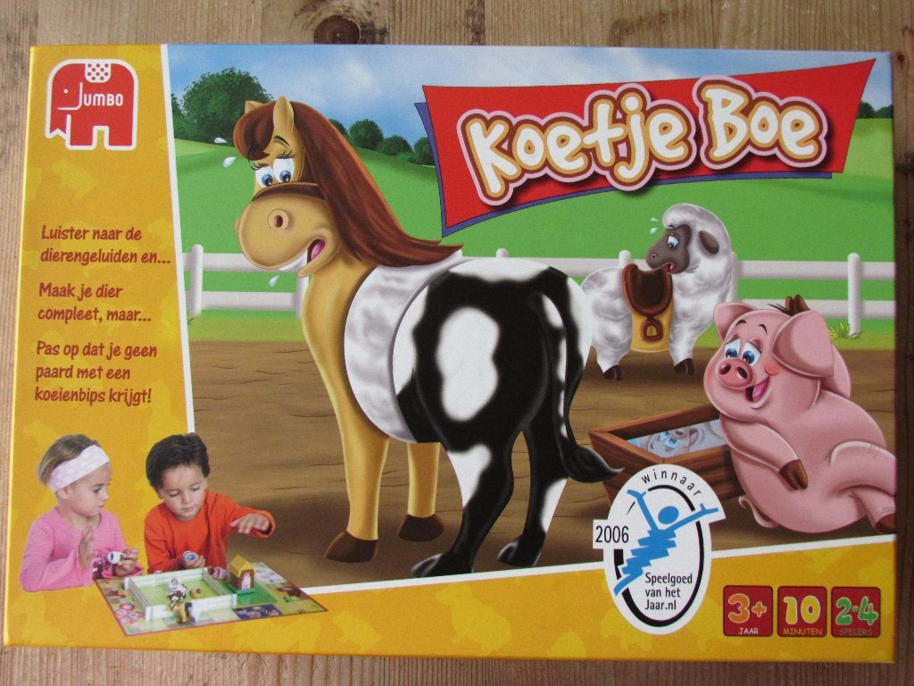 Gezelschapsspel Koetje Boe van Jumbo, Enlèvement, Utilisé, Jumbo