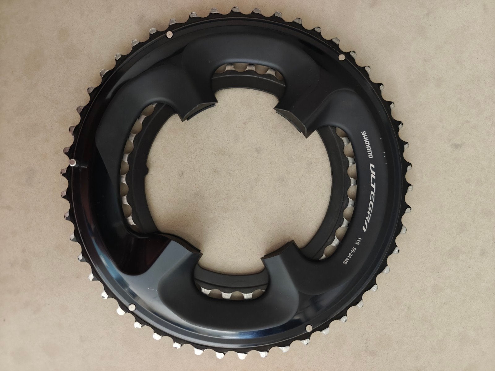 Anneaux de chaîne Shimano Ultegra 50-34T 11 vitesses FC-R800, Vélos & Vélomoteurs, Enlèvement, Utilisé