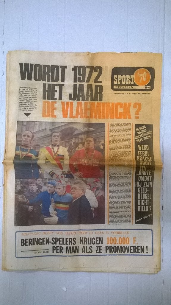 28X SPORT 70 JAARGANG 1972, Boeken, Ophalen of Verzenden, Gelezen, Sport en Vrije tijd