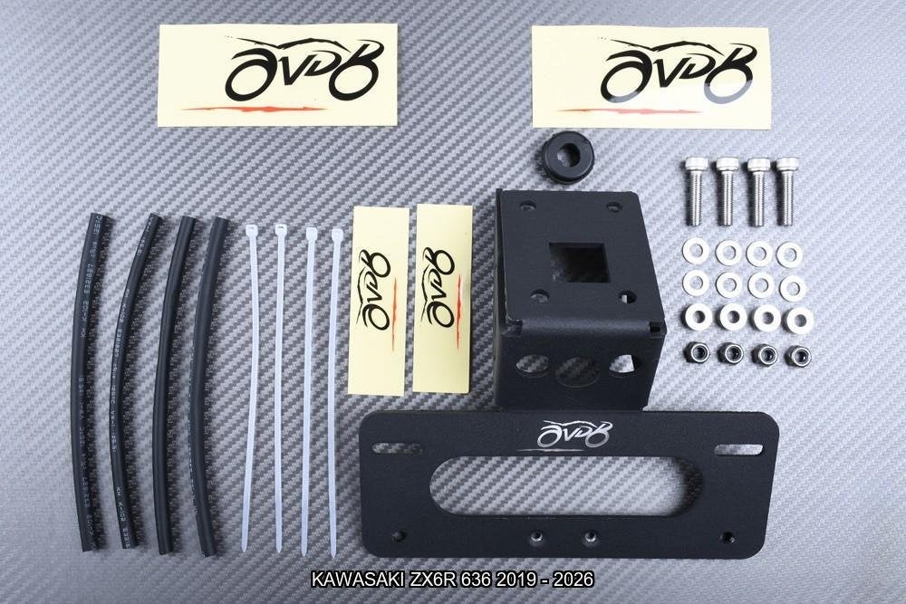 AVDB Korte Kentekenplaathouder KAWASAKI ZX6R 636 2019 - 2026, Motoren, Ophalen of Verzenden, Nieuw