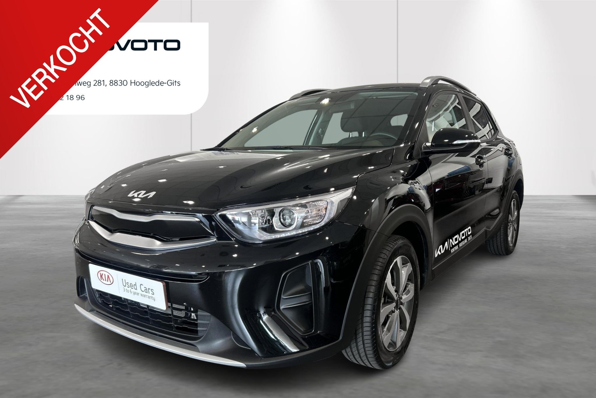 KIA Stonic 1.0 T 100 Style Edition, Auto's, Voorwielaandrijving, Automatische klimaatregeling, Zwart, 5 deurs