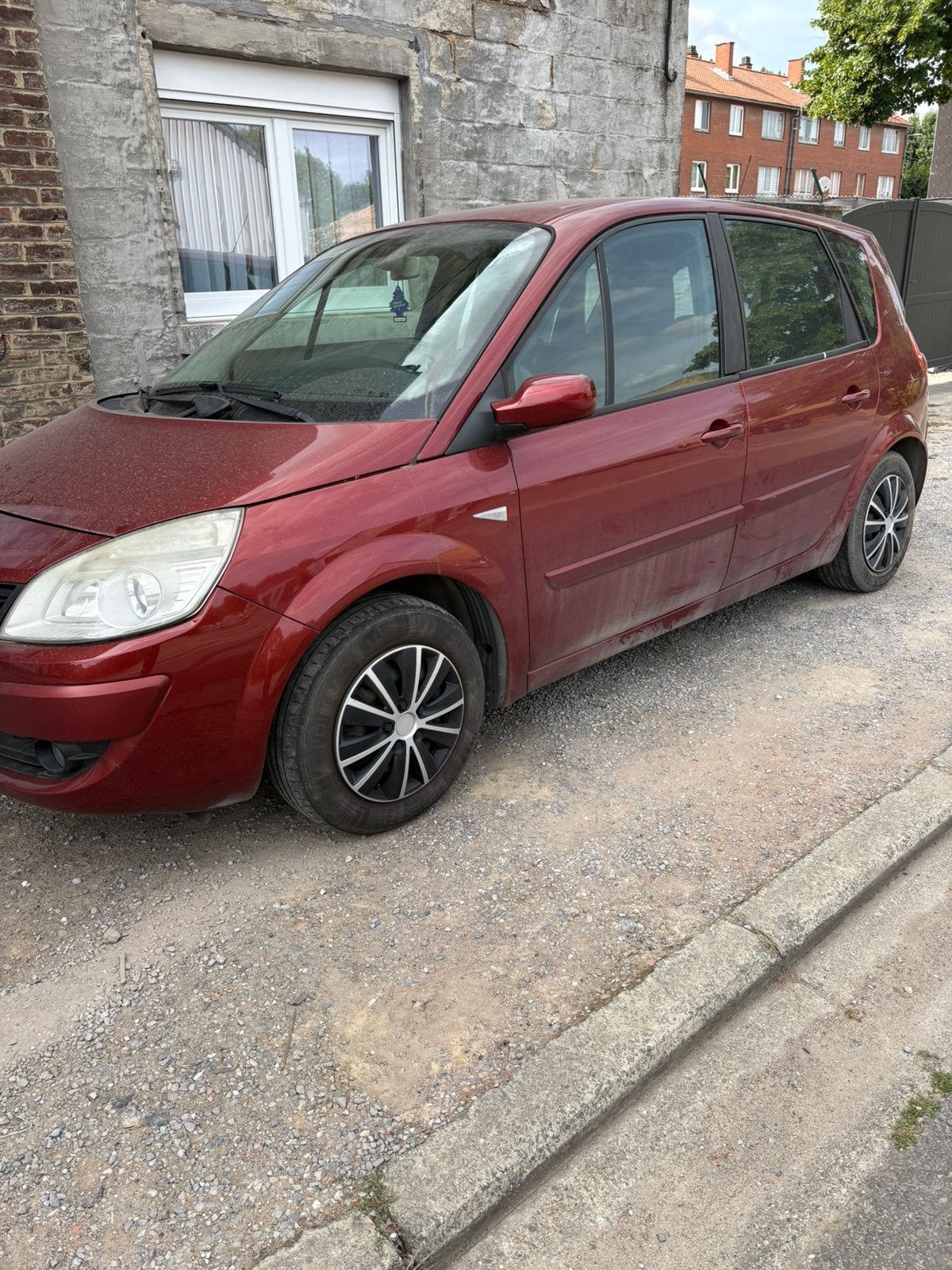 Renault scenic 1.5dci diesel pret à immatriculer carpass j, Autos, Renault, Rouge, Achat, Boîte manuelle, Noir