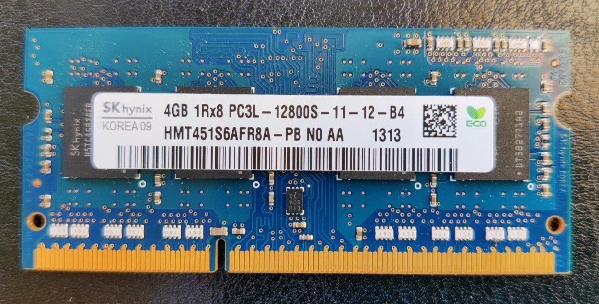 4GB PC3L 12800S DDR3 RAM module SK Hynix, Computers en Software, Ophalen, Overige soorten, Zo goed als nieuw, Laptop