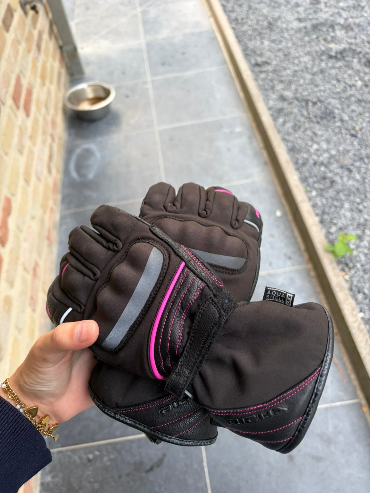 brommer/motor handschoenen, Ophalen, Zo goed als nieuw