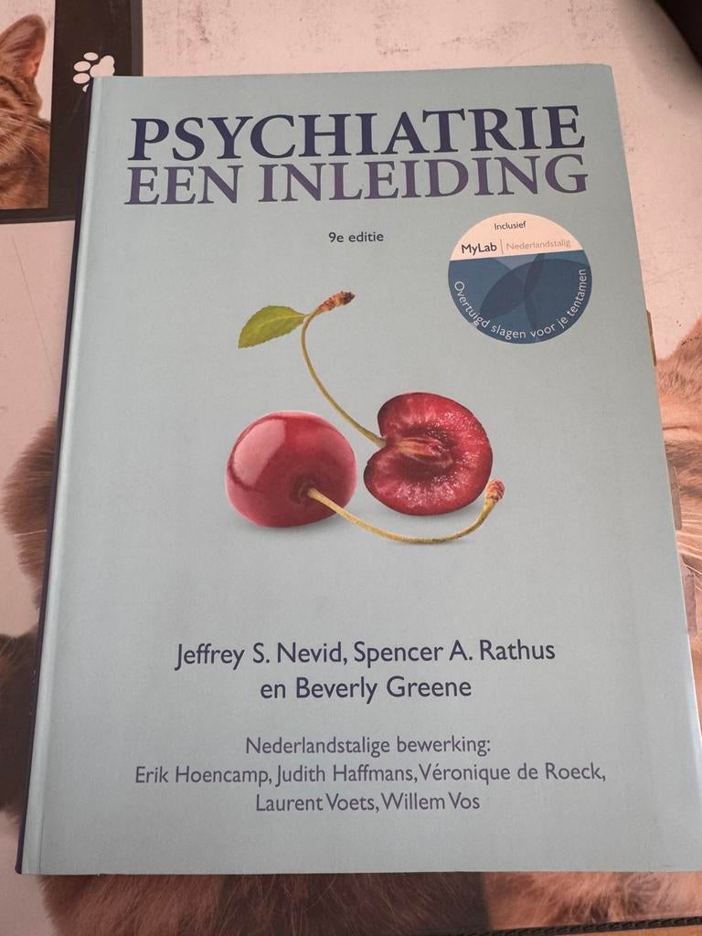Psychiatrie, een inleiding, met MyLab NL toegangscode, Boeken, Ophalen, Overige vakken, Zo goed als nieuw, Jeffrey S. Nevid; Spencer A. Rathus; Beverly Greene