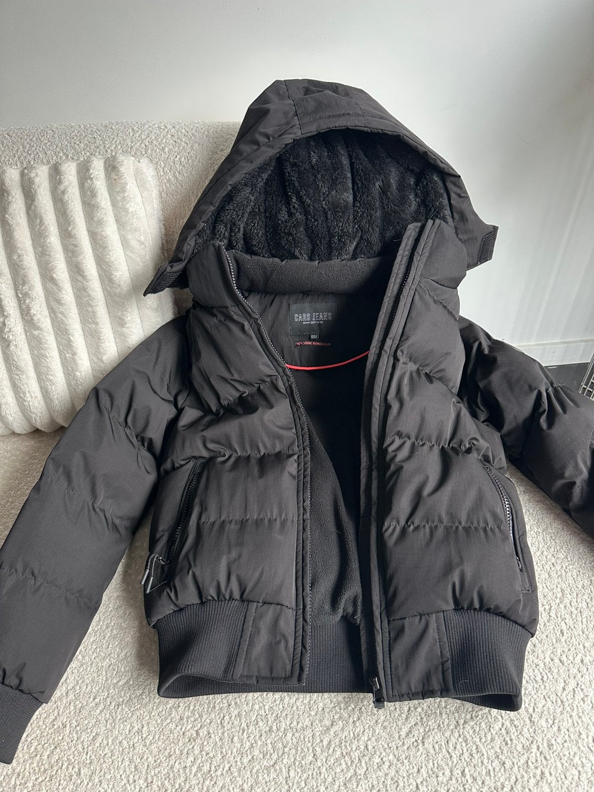 Cars jeans dikke winterjas, Ophalen, Zo goed als nieuw