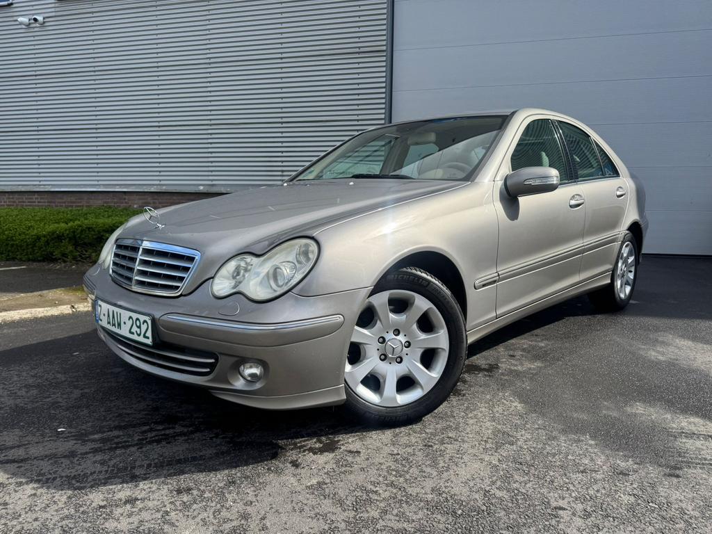 Mercedes-Benz C 280T 4Matic, Auto's, Mercedes-Benz, Automaat, Automatische klimaatregeling, Beige, Leder
