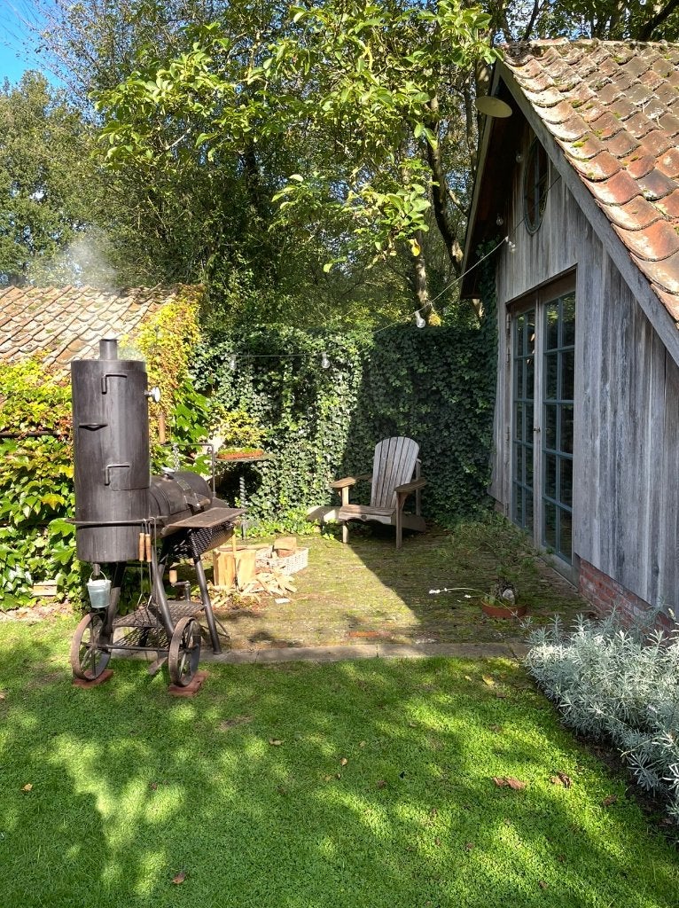 Oklahoma, Tuin en Terras, Houtskoolbarbecues, Ophalen, Gebruikt, Oklahoma, Met accessoires