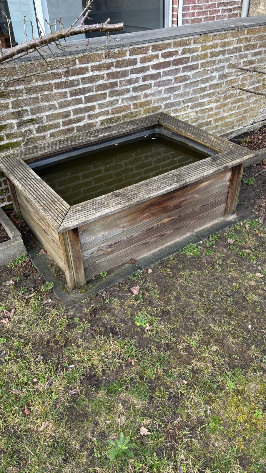 Vijverbak hout, Tuin en Terras, Vijvers, Ophalen