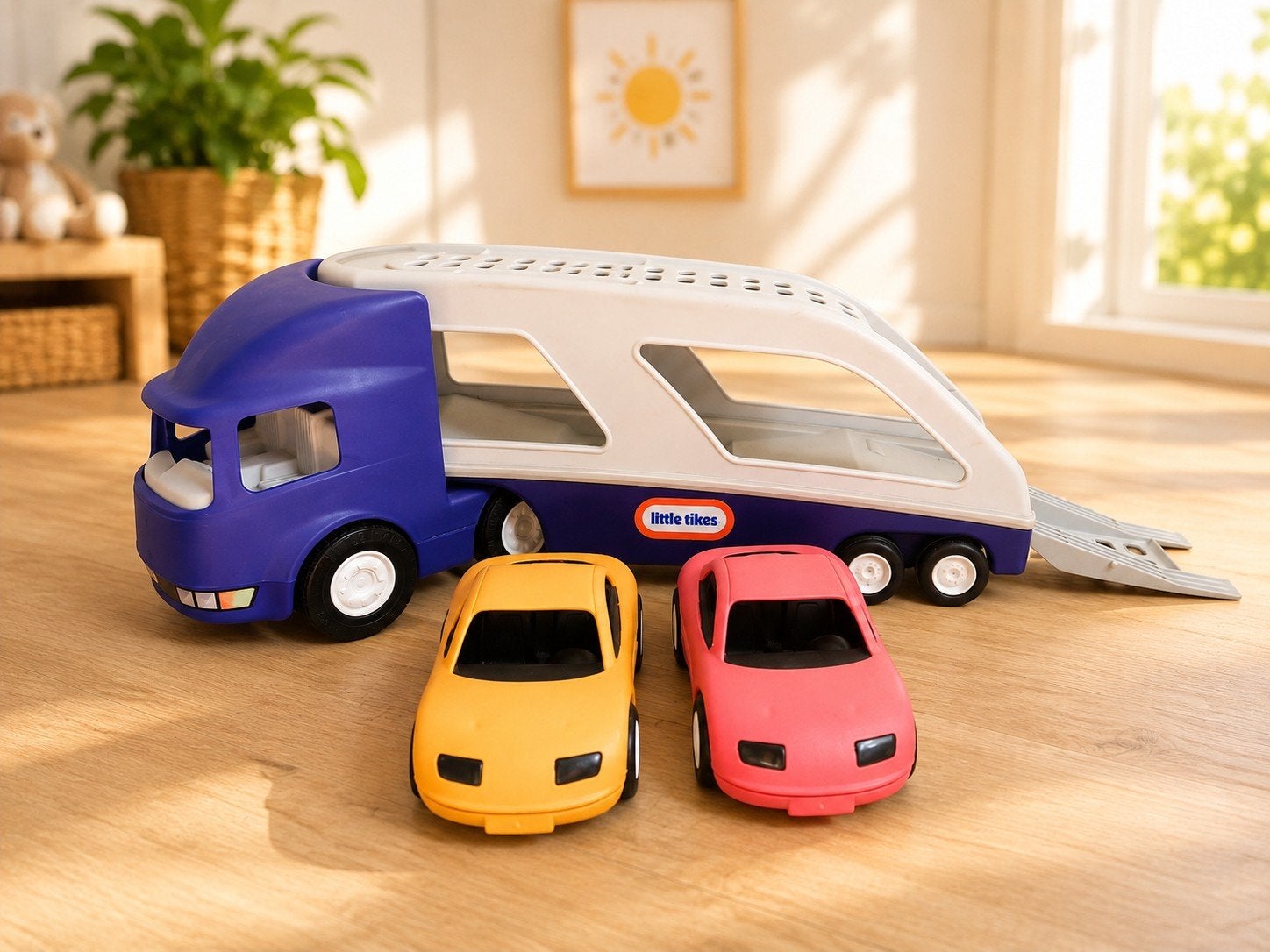 Little Tikes - Grote autotransporter, Ophalen, Zo goed als nieuw