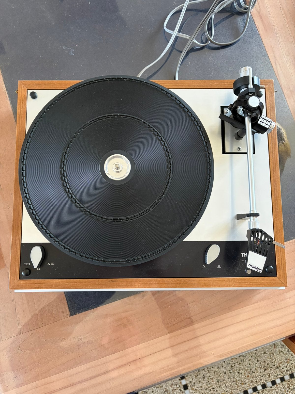 Thorens td 160, Audio, Tv en Foto, Ophalen, Zo goed als nieuw, Platenspeler, Thorens
