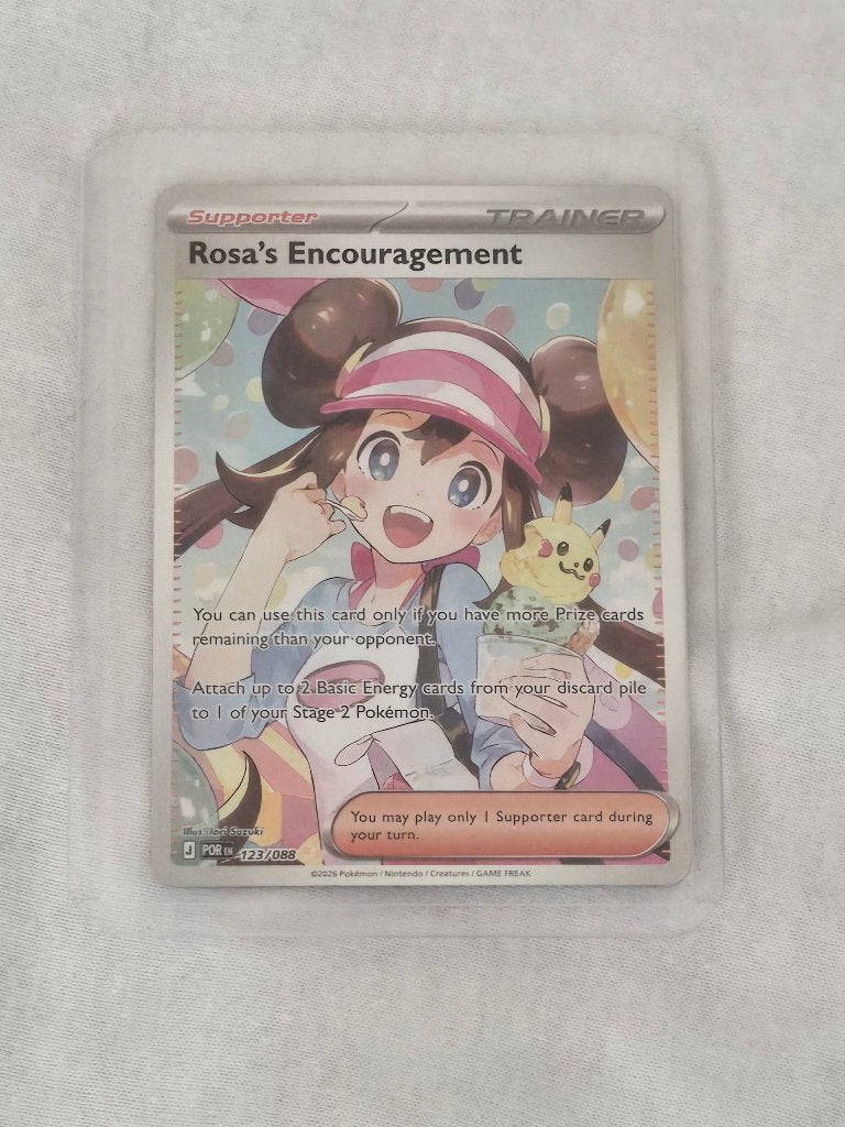 Rosa's Encouragement #123 Pokemon Perfect Order, Verzenden, Nieuw, Losse kaart, Foil