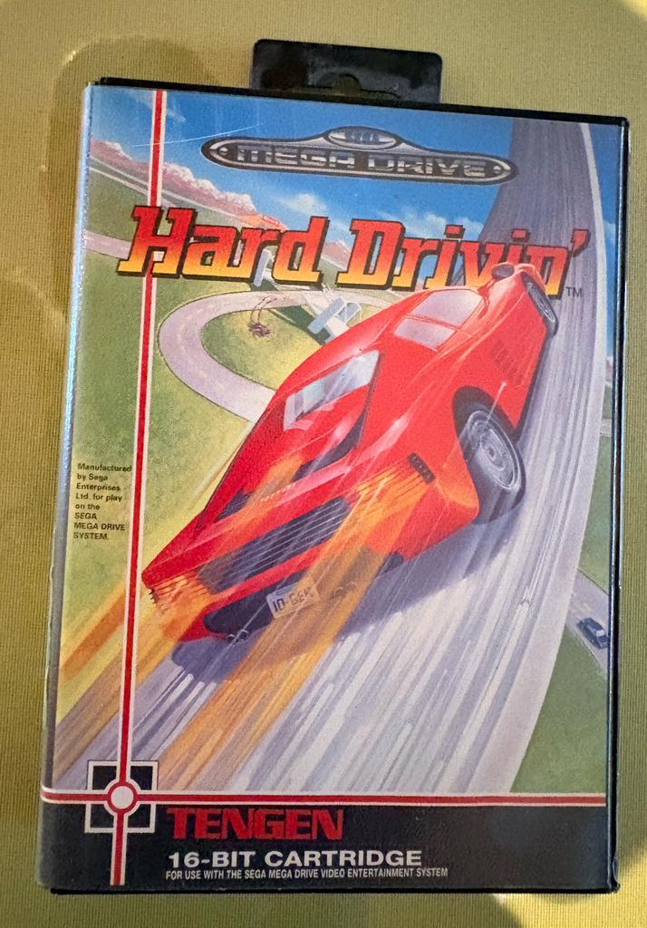 Spel Hard Drivin’ voor Sega Megadrive 16-bit, Gebruikt, 1 speler, Racen en Vliegen, Ophalen of Verzenden
