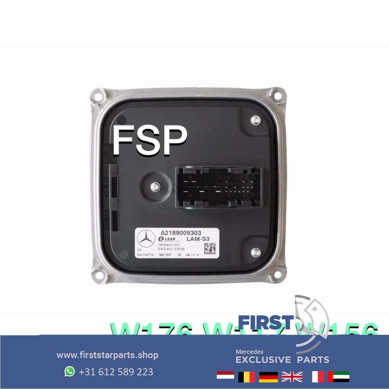 A2189009303 W176 A W117 CLA W156 GLA KOPLAMP MODULE ORIGINEE, Utilisé, -, -, Enlèvement ou Envoi