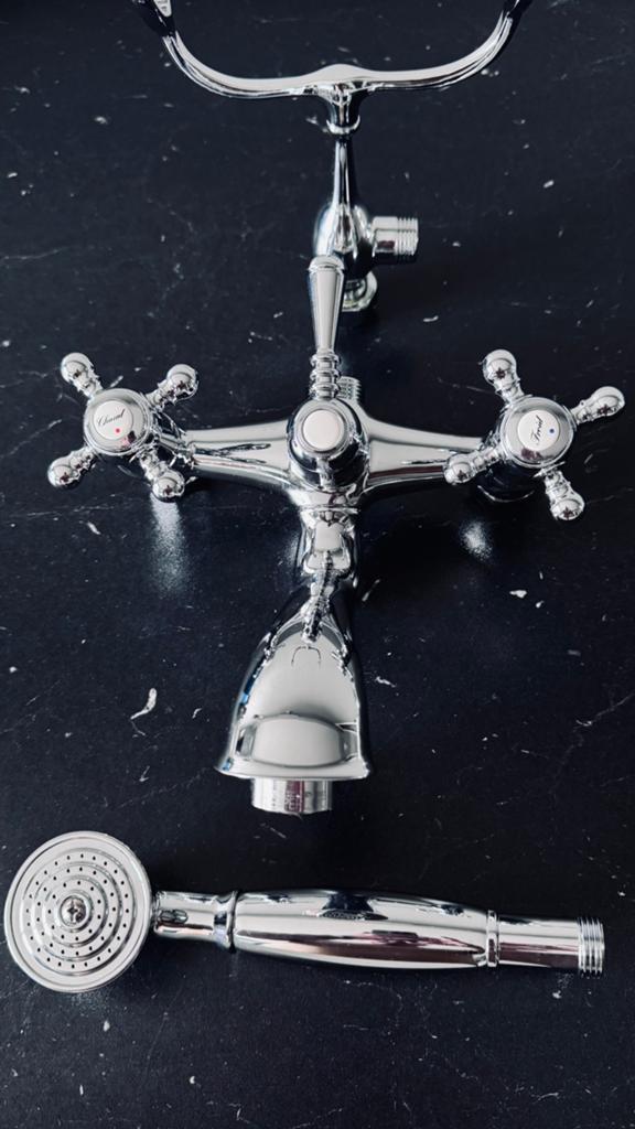 Mitigeur Bain douche avec douchette de la marque DAMIXA 3702, Bricolage & Construction, Sanitaire, Enlèvement, Neuf, Chrome, Douche