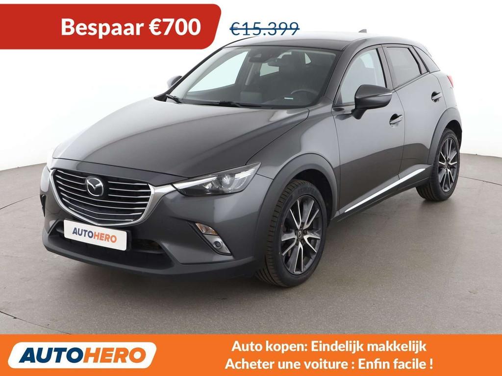 Mazda CX-3 2.0 Attraction (bj 2018), Voorwielaandrijving, Gebruikt, Zwart, 120 pk