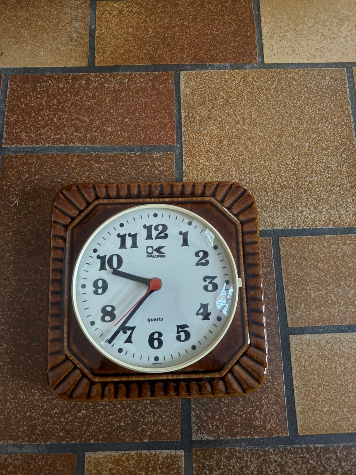 Quartz Kalorik Horloge murale, Enlèvement, Comme neuf, Horloge murale